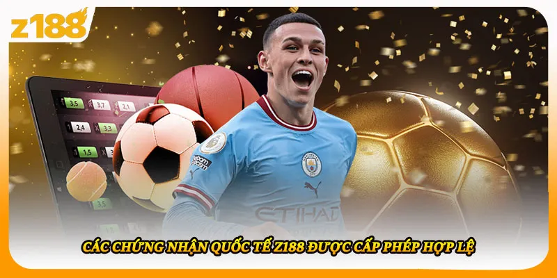 Các chứng nhận quốc tế Z188 được cấp phép hợp lệ