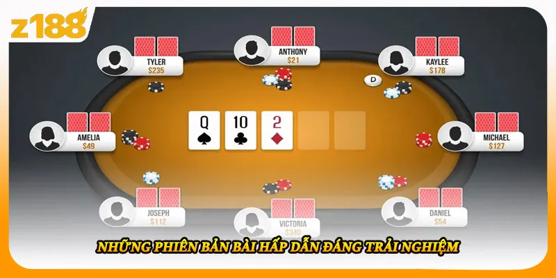 Những phiên bản bài hấp dẫn đáng trải nghiệm